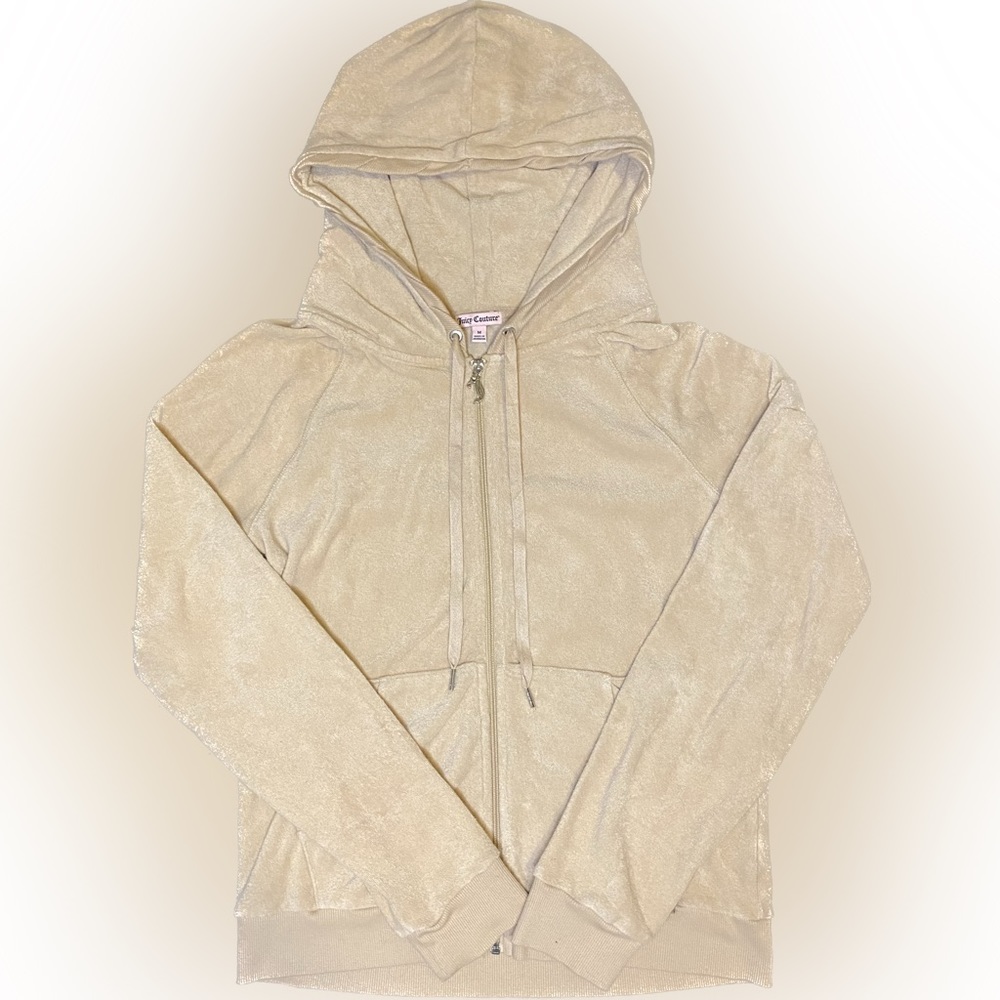 Tan Juicy Couture track suit jacket